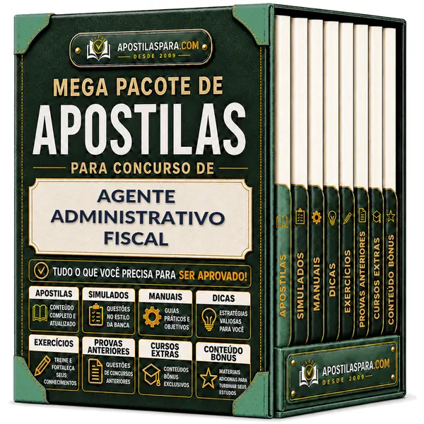 Apostila para Agente Administrativo Fiscal