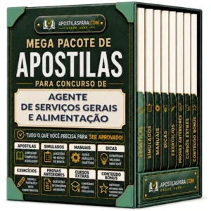 Apostila para Agente de Serviços Gerais e Alimentação