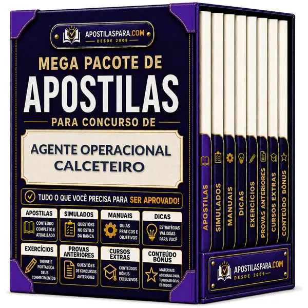 Apostila para Agente Operacional - Calceteiro