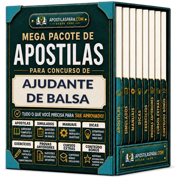 Apostila para Ajudante de Balsa