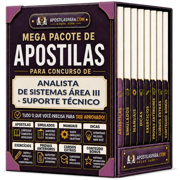 Apostila para Analista de Sistemas - Área III - Suporte Técnico