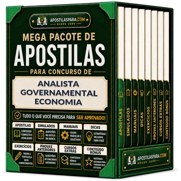 Apostila para Analista Governamental - Economia