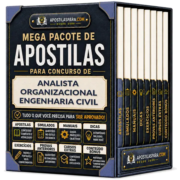 Apostila para Analista Organizacional - Engenharia Civil