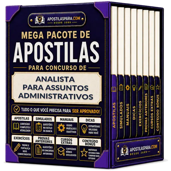 Apostila para Analista Para Assuntos Administrativos