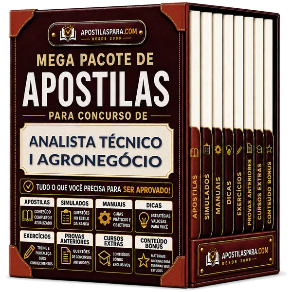 Apostila para Analista Técnico I - Agronegócio