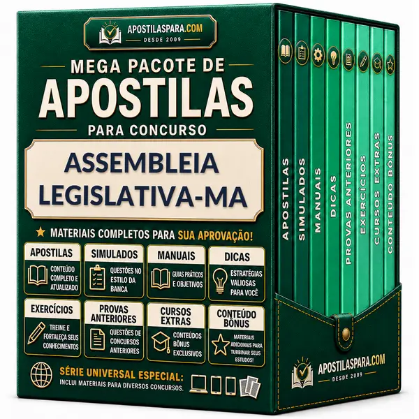 Apostila para Assembleia Legislativa-MA