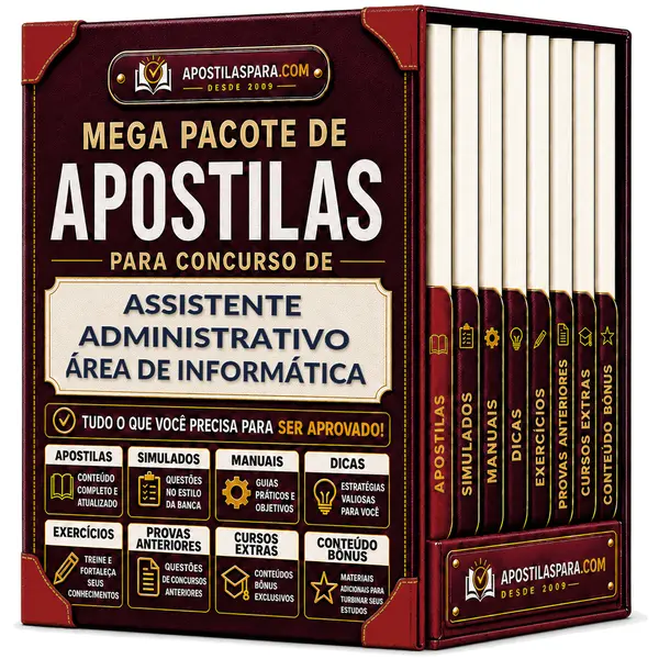 Apostila para Assistente Administrativo - Área de Informática