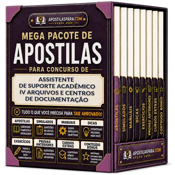 Apostila para Assistente de Suporte Acadêmico IV - Arquivos e Centros de Documentação