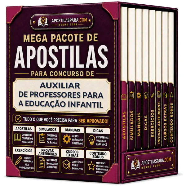 Apostila para Auxiliar de Professores para a Educação Infantil