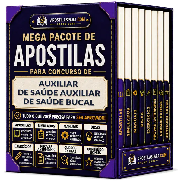 Apostila para Auxiliar de Saúde - Auxiliar de Saúde Bucal