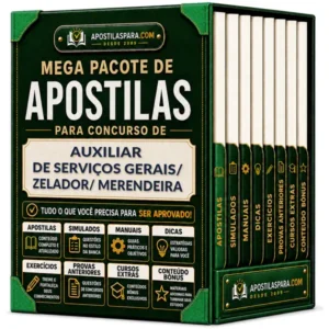 Apostila para Auxiliar de Serviços Gerais/Zelador/Merendeira