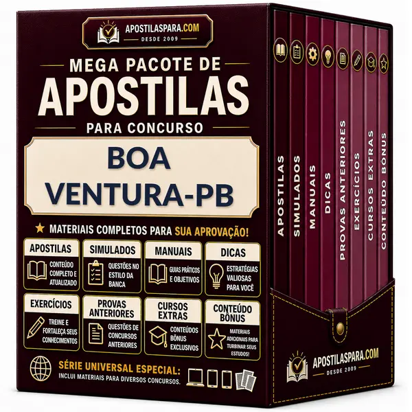 Apostila para Boa Ventura-PB