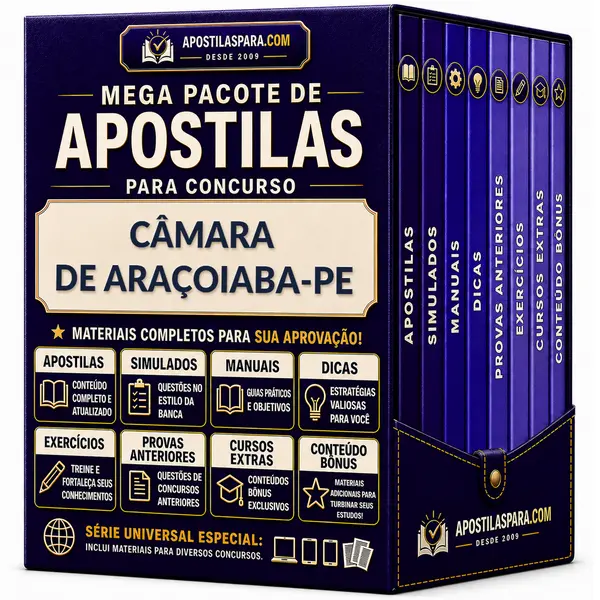 Apostila para Câmara de Araçoiaba-PE