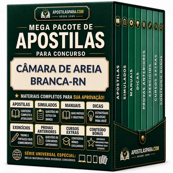 Apostila para Câmara de Areia Branca-RN