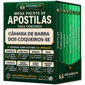 Apostila para Câmara de Barra dos Coqueiros-SE