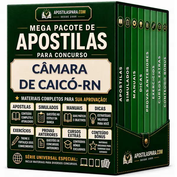 Apostila para Câmara de Caicó-RN
