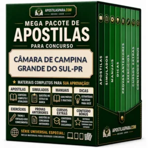 Apostila para Câmara de Campina Grande do Sul-PR