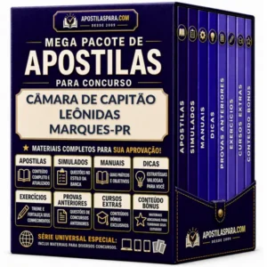 Apostila para Câmara de Capitão Leônidas Marques-PR