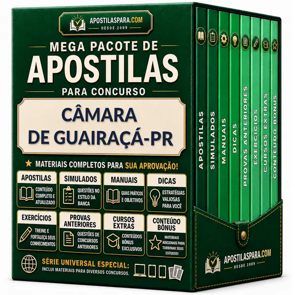 Apostila para Câmara de Guairaçá-PR
