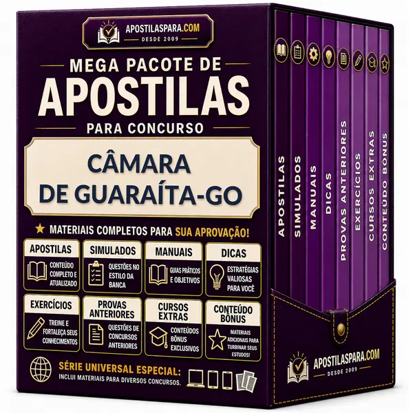 Apostila para Câmara de Guaraíta-GO