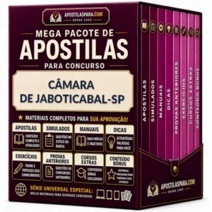Apostila para Câmara de Jaboticabal-SP