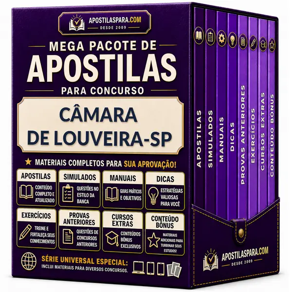 Apostila para Câmara de Louveira-SP