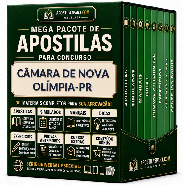 Apostila para Câmara de Nova Olímpia-PR