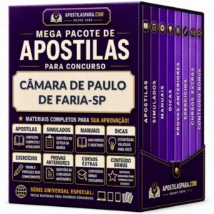 Apostila para Câmara de Paulo de Faria-SP