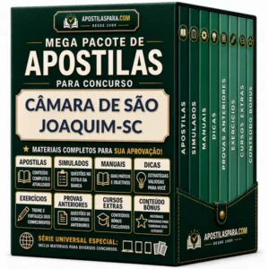 Apostila para Câmara de São Joaquim-SC