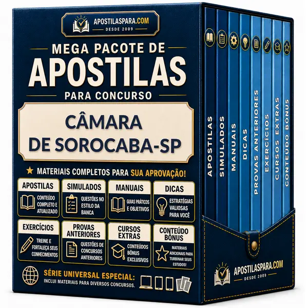 Apostila para Câmara de Sorocaba-SP