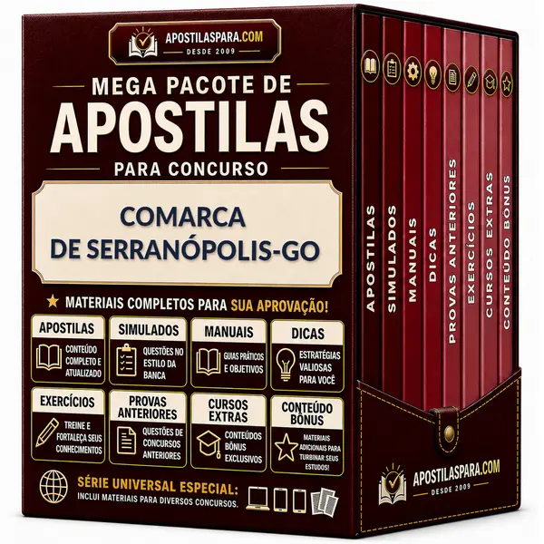 Apostila para Comarca de Serranópolis-GO