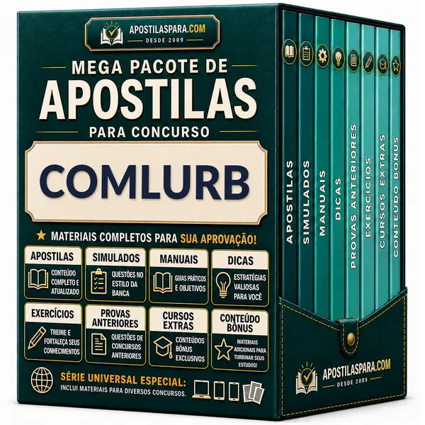 Apostila para COMLURB - Prefeitura Rio de Janeiro-RJ