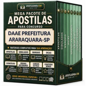 Apostila para DAAE Prefeitura Araraquara-SP