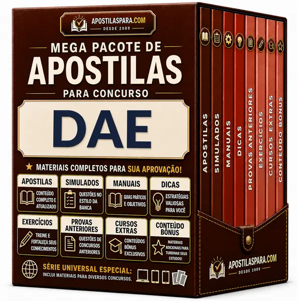 Apostila para DAE - Prefeitura Bauru-SP