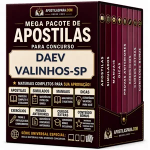 Apostila para DAEV Valinhos-SP