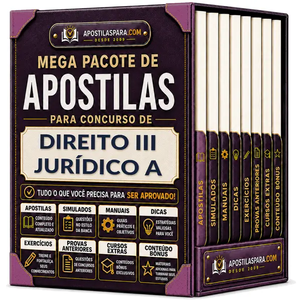 Apostila para Direito III - Jurídico A