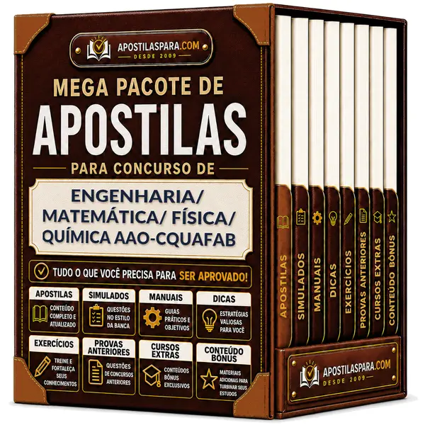Apostila para Engenharia/Matemática/Física/Química - AAO-CQUAFAB