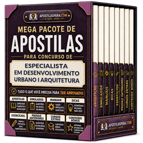 Apostila para Especialista em Desenvolvimento Urbano I - Arquitetura