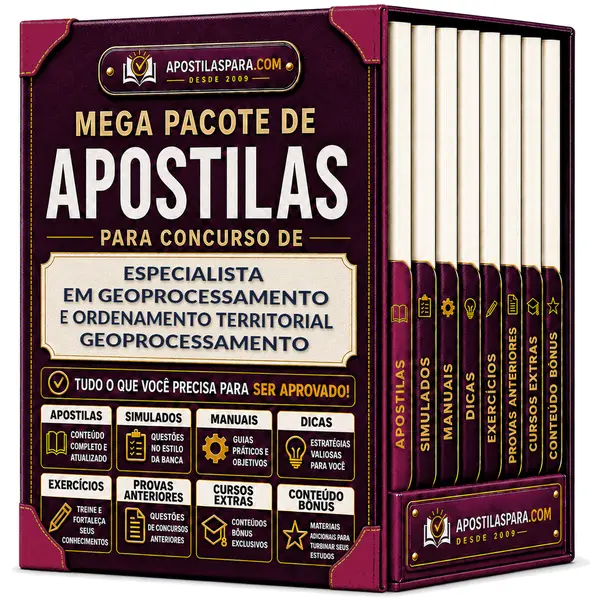 Apostila para Especialista em Geoprocessamento e Ordenamento Territorial - Geoprocessamento