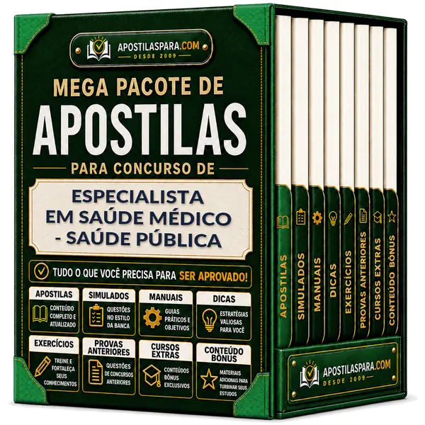 Apostila para Especialista em Saúde - Médico - Saúde Pública