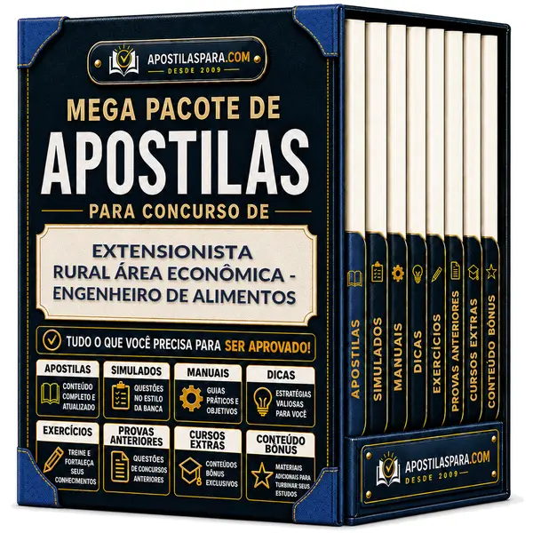 Apostila para Extensionista Rural - Área Econômica - Engenheiro de Alimentos