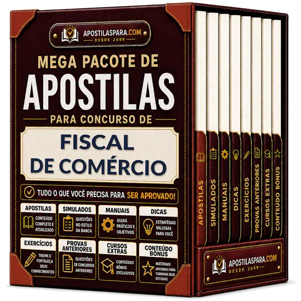 Apostila para Fiscal de Comércio
