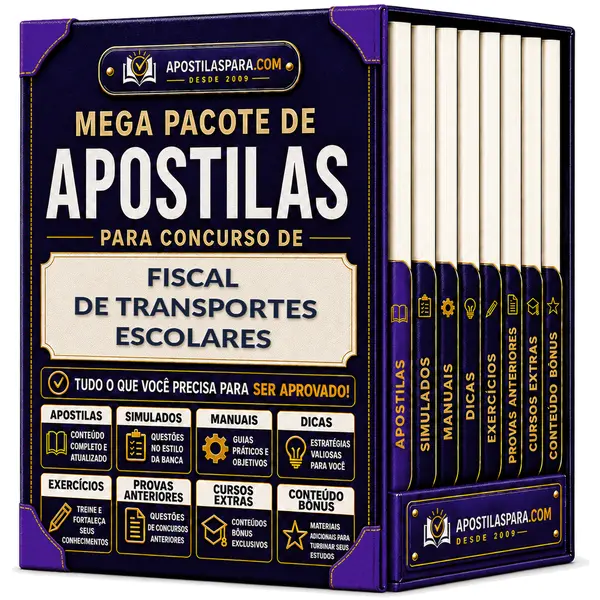 Apostila para Fiscal de Transportes Escolares