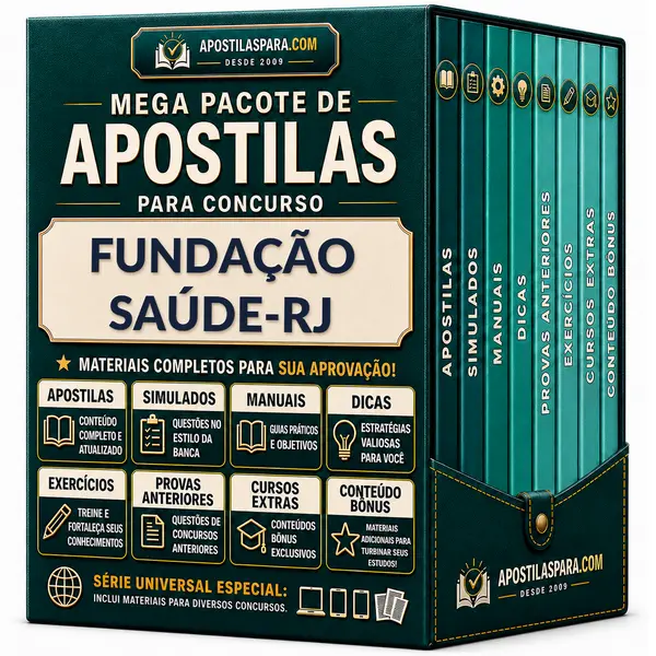 Apostila para Fundação Saúde-RJ
