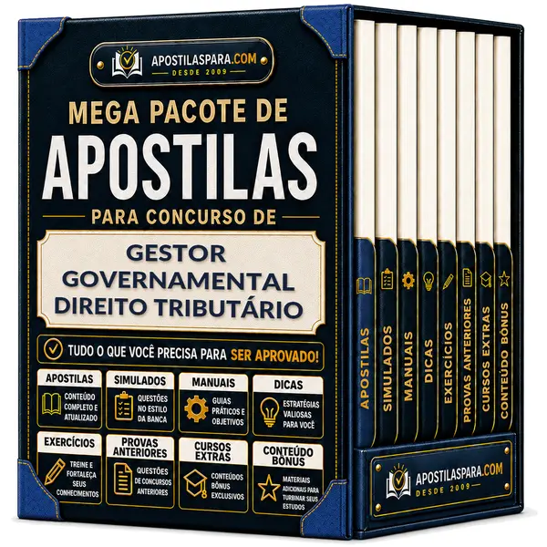 Apostila para Gestor Governamental - Direito Tributário