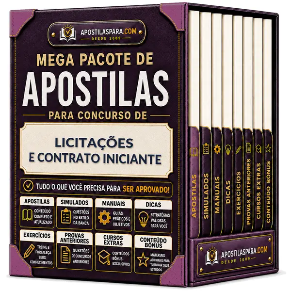 Apostila para Licitações e Contrato - Iniciante