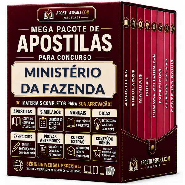 Apostila para Ministério da Fazenda