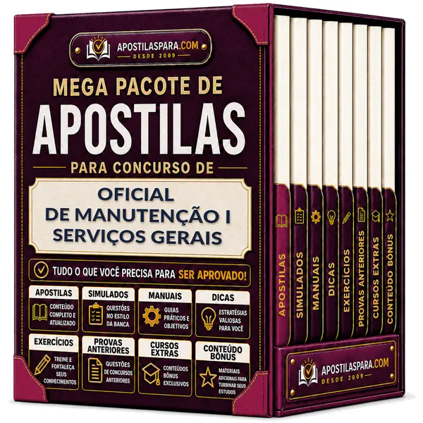 Apostila para Oficial de Manutenção I - Serviços Gerais