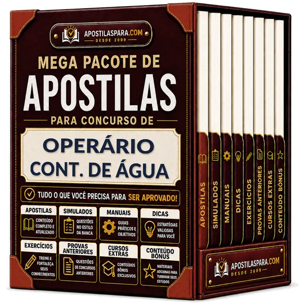 Apostila para Operário - Cont. de Água