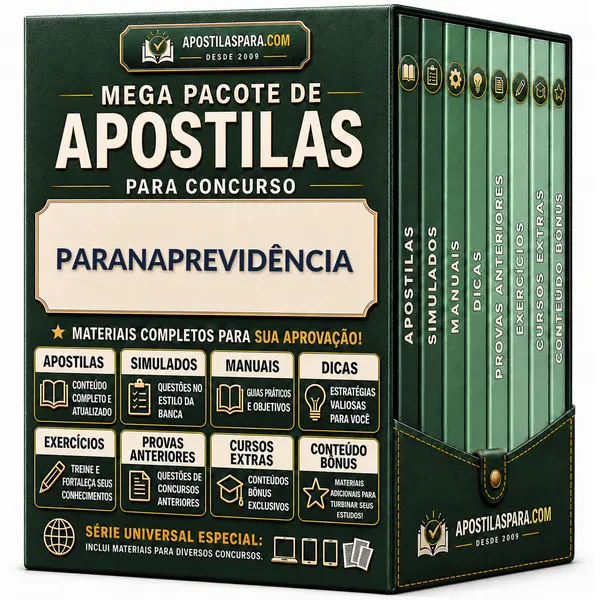 Apostila para PARANAPREVIDÊNCIA